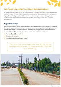 Image of 1200 Sq.ft Residential Plot / Land for sale in Praja Infinity Enclave, Malur, Kolar for Rs. 4400000