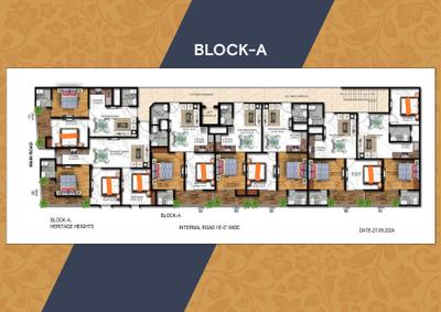 Image of 1011 Sq.ft 2 BHK Apartment / Flat for sale in THV Heritage Heights, Noida Extension, Greater Noida for Rs. 3811000