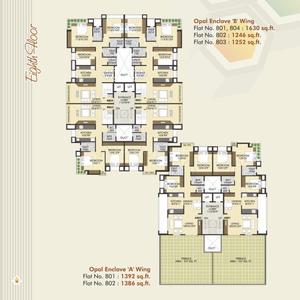 Image of 1110 Sq.ft 2 BHK Apartment / Flat for sale in Suyash Opal Enclave, Sadguru Nagar, Nashik for Rs. 6000000