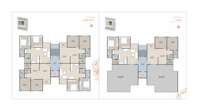 Image of 730 Sq.ft 2 BHK Apartment / Flat for sale in Akshar Vandan, Bhayli, Vadodara for Rs. 3100000