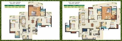 Image of 985 Sq.ft 2 BHK Apartment / Flat for sale in The Antriksh Golf View I Phase II, Sector 78, Noida for Rs. 9200000