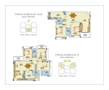 Image of 1380 Sq.ft 2 BHK Apartment / Flat for sale in Olive Builders Cressida, Kazhakkoottam, Thiruvananthapuram for Rs. 9200000
