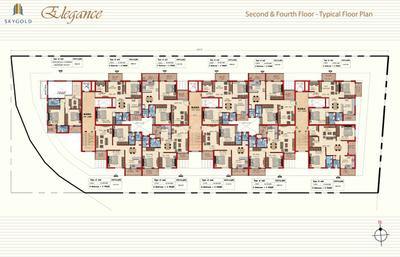 Image of 1175 Sq.ft 3 BHK Apartment / Flat for sale in SkyGold Elegance, R.K. Hegde Nagar, Bengaluru for Rs. 12000000