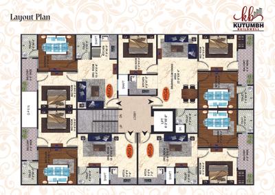 Image of 1350 Sq.ft 3 BHK Apartment / Flat for sale in Kutumbh Height, Surajpur, Greater Noida for Rs. 7500000