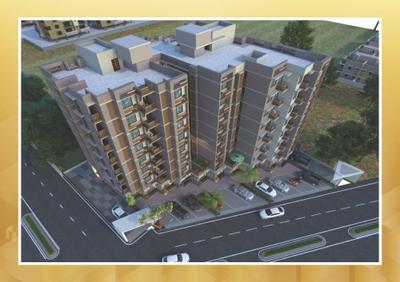 Image of 1242 Sq.ft 2 BHK Apartment / Flat for sale in Highrise Landmark Al Hamd Residency, Sarkhej, Ahmedabad for Rs. 8000000