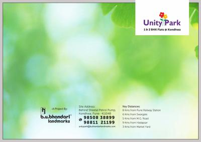 Image of 550 Sq.ft 1 BHK Apartment / Flat for sale in BU Bhandari Unity Park, Kondhwa, Pune for Rs. 3500000