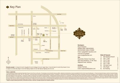 Image of 850 Sq.ft 2 BHK Builder Floor for sale in Royal Gold, Waghodia Road, Vadodara for Rs. 3300000