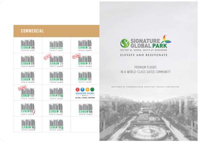 Image of 1120 Sq.ft 3 BHK Apartment / Flat for sale in Signature Global Park III, Sector 36, Sohna for Rs. 11250000