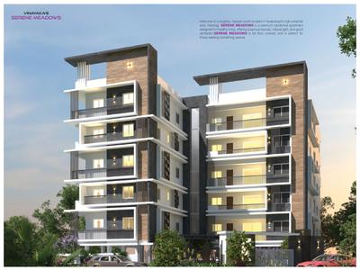 Image of 1750 Sq.ft 3 BHK Apartment / Flat for sale in Vinayakas Serene Meadows, Narsingi, Hyderabad for Rs. 12600000