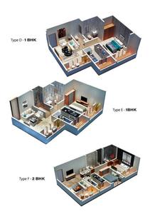 Image of 670 Sq.ft 1 BHK Apartment / Flat for sale in Shakti Siyara Fortune, Bhiwandi, Thane for Rs. 3400000