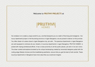 Pruthvi Homes Brochure 2