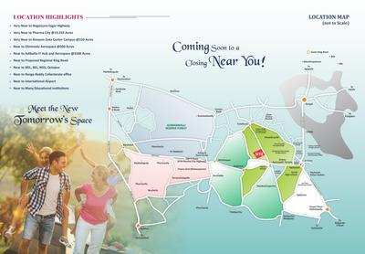 Image of 180 Sq.ft Residential Plot / Land for sale in SR Pharma Green City, Yacharam, Hyderabad for Rs. 2400000