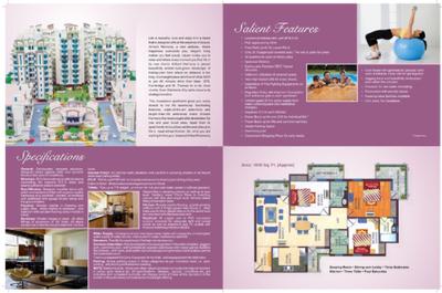 Image of 1410 Sq.ft 3 BHK Apartment / Flat for sale in Arihant Harmony, Indirapuram, Ghaziabad for Rs. 13700000