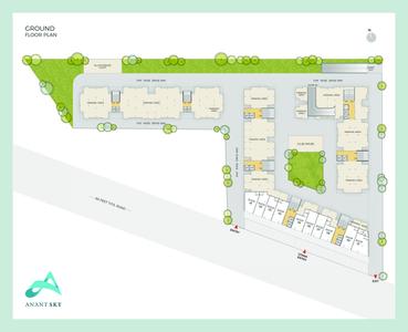 Image of 1170 Sq.ft 2 BHK Apartment / Flat for sale in Anant Sky, Ranip, Ahmedabad for Rs. 5700000