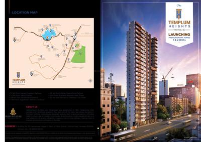 Image of 550 Sq.ft 2 BHK Apartment / Flat for sale in Vaibhavlaxmi Templum Heights, Vikhroli East, Mumbai for Rs. 14200000