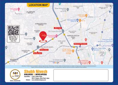 Image of 1250 Sq.ft 3 BHK Apartment / Flat for sale in My Sunrise Heights, Heerawala, Jaipur for Rs. 6511111