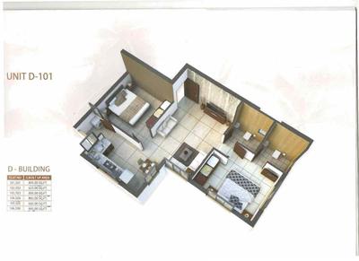 Image of 560 Sq.ft 1 BHK Apartment / Flat for sale in Prabhakunj Flowers, Kabilpore, Navsari for Rs. 1450000