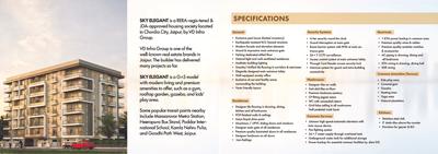 Image of 1045 Sq.ft 3 BHK Apartment / Flat for sale in Sky Elegant, Gandhi Path West, Jaipur for Rs. 6500000