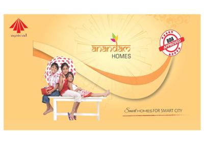 Image of 1080 Sq.ft 2 BHK Apartment / Flat for sale in Apical Anandam Homes, Green Park, Bareilly for Rs. 3200000