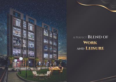 Image of 725 Sq.ft 1 BHK Studio for sale in Sarvottam Galctic City, Noida Extension, Greater Noida for Rs. 4695000