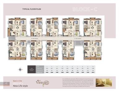 Image of 1225 Sq.ft 2 BHK Apartment / Flat for sale in Vazhraa Vihhari Phase II, Manikonda, Hyderabad for Rs. 12000000