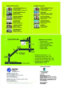 Image of 1220 Sq.ft 3 BHK Apartment / Flat for sale in Modi Vista Homes, Kapra, Secunderabad for Rs. 8500000