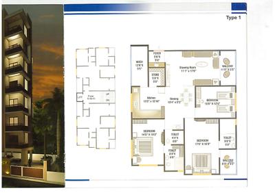 Image of 800 Sq.ft 2 BHK Apartment / Flat for sale in Prarambh Swastik Residency, Sevasi, Vadodara for Rs. 3000000