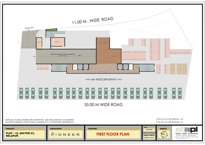 Image of 1940 Sq.ft 3 BHK Apartment / Flat for sale in Pioneer The View, Belapur CBD, Navi Mumbai for Rs. 28100000