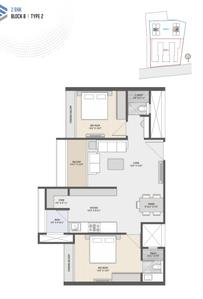 Image of 1150 Sq.ft 3 BHK Apartment / Flat for sale in Shree RK Elinora, Zadeshwar, Bharuch for Rs. 6000000