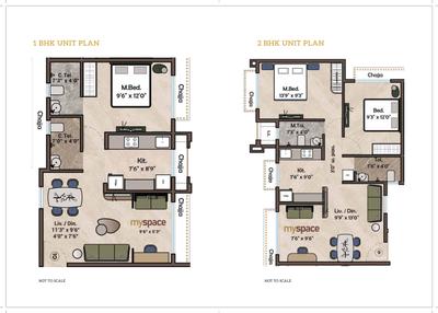 Image of 1050 Sq.ft 2 BHK Apartment / Flat for sale in Divyadrishti Siddhivinayak Atulyam, Taloja, Navi Mumbai for Rs. 5450000