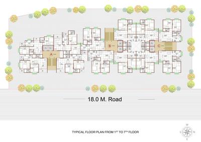 Image of 1080 Sq.ft 2 BHK Apartment / Flat for sale in Eklingji Radhe Sagar, Sanand, Ahmedabad for Rs. 3700000