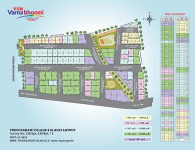 Image of 1300 Sq.ft Residential Plot / Land for sale in VGN Varna Bhoomi, Pudupakkam, Chennai for Rs. 8100000