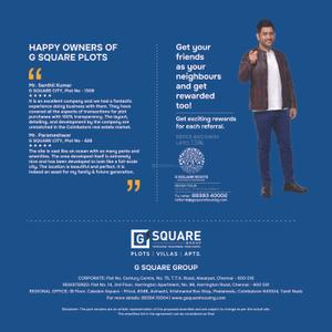 Image of 1099 Sq.ft 2.5 BHK Villa for sale in G Square Vaigai Crest, Viraganoor, Madurai for Rs. 600000