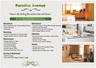 Image of 587 Sq.ft 1 BHK Apartment / Flat for sale in Sai Paradise Avenue, Saphale, Mumbai for Rs. 1827000