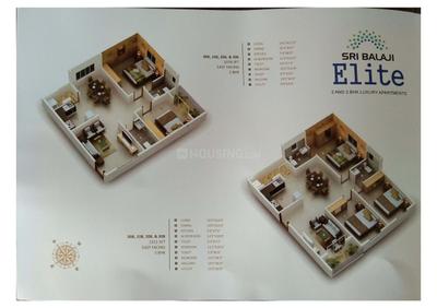 Image of 1311 Sq.ft 3 BHK Apartment / Flat for sale in Sri Balaji Elite, Hennur, Bengaluru for Rs. 12000000