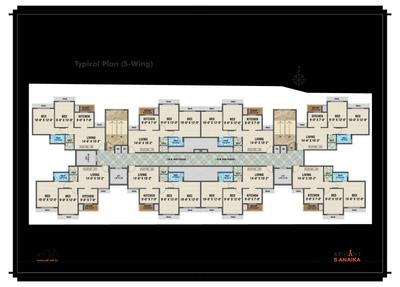 Image of 850 Sq.ft 2 BHK Apartment / Flat for sale in Arihant 5 Anaika, Taloja, Navi Mumbai for Rs. 5250000