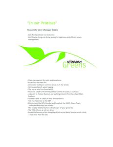 Uttarayan Greens Brochure 7