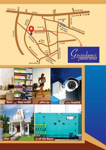 Image of 821 Sq.ft 3 BHK Apartment / Flat for sale in Govindam, Jaisinghpura, Jaipur for Rs. 3300000