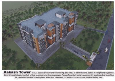 Image of 1028 Sq.ft 3 BHK Apartment / Flat for sale in Akash Tower, Beltola, Guwahati for Rs. 7567500