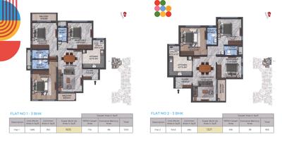 Image of 2060 Sq.ft 4 BHK Apartment / Flat for sale in Navins RP Enclave, Royapuram, Chennai for Rs. 30000000