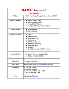 Rams Imperia Brochure 2