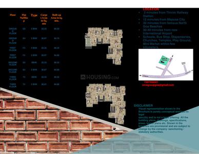 Image of 727 Sq.ft 1 BHK Apartment / Flat for sale in Casa De Thivim, Tivim, Goa for Rs. 2500000