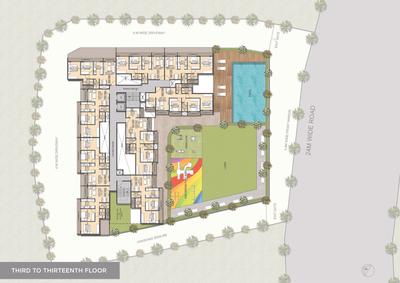 Image of 1350 Sq.ft 3 BHK Apartment / Flat for sale in S M Jewel, Taloja, Navi Mumbai for Rs. 6308000