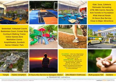 Image of 550 Sq.ft 1 BHK Apartment / Flat for sale in Prakhhyat Yellow Tree, Kalambhe, Thane for Rs. 1800000