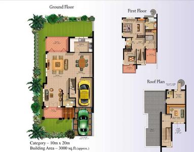 Image of 1500 Sq.ft 2 BHK Villa for sale in USE Kolkata West International City, Kona, Howrah for Rs. 4000000