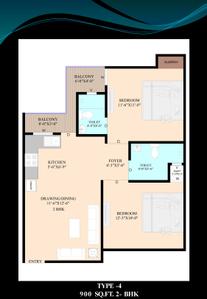 Image of 630 Sq.ft 1 BHK Apartment / Flat for sale in A S Homes Apartment, Sector 73, Noida for Rs. 2575000