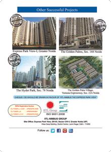 Image of 1114 Sq.ft 2.5 BHK Apartment / Flat for sale in Nimbus The Express Park View Tower L L1 M M1, Chi V, Greater Noida for Rs. 9100000
