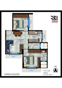 Image of 800 Sq.ft 2 BHK Apartment / Flat for sale in Yash Parekh Celeste, Goregaon West, Mumbai for Rs. 24000000