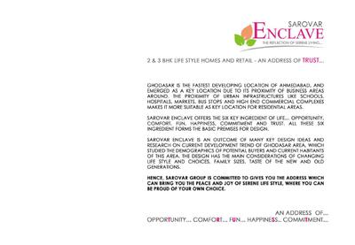Sarovar Enclave Brochure 3