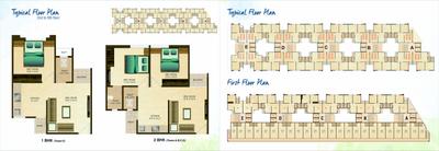 Image of 860 Sq.ft 2 BHK Apartment / Flat for sale in Eshanya Shantigram, Undera, Vadodara for Rs. 2500000